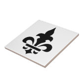 Fleur-de-Lis Tegeltje (Zijkant)