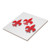 Fleur de Lis Tegeltje (Zijkant)