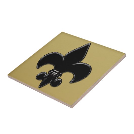 Fleur De Lis Tegeltje (Zijkant)
