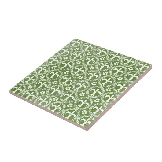 Fleur De Lis Tegeltje (Zijkant)