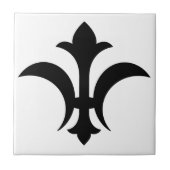 Fleur-de-Lis Tegeltje (Voorkant)