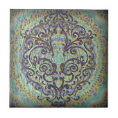 Fleur de lis tegeltje (Voorkant)