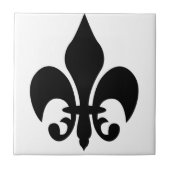 Fleur-de-Lis Tegeltje (Voorkant)