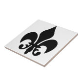 Fleur-de-Lis Tegeltje (Zijkant)