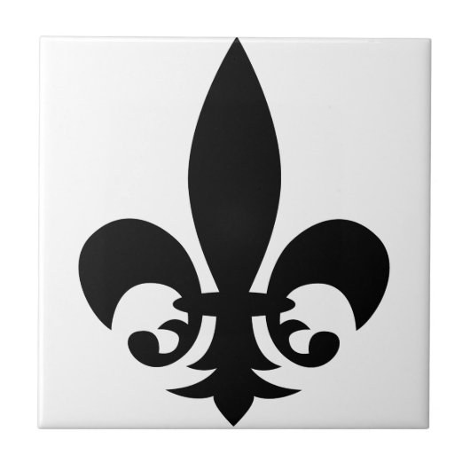 Fleur-de-Lis Tegeltje (Voorkant)