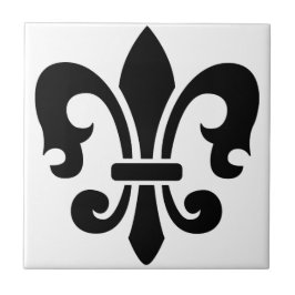 Fleur-de-Lis Tegeltje