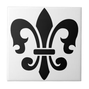 Fleur-de-Lis Tegeltje