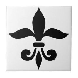 Fleur-de-Lis Tegeltje