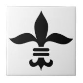 Fleur-de-Lis Tegeltje (Voorkant)