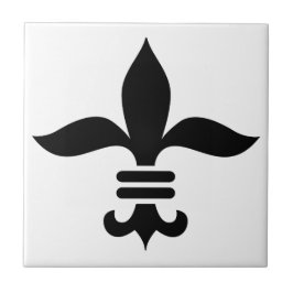 Fleur-de-Lis Tegeltje