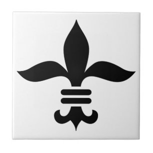 Fleur-de-Lis Tegeltje