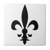 Fleur-de-Lis Tegeltje (Voorkant)
