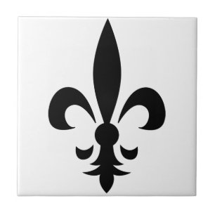 Fleur-de-Lis Tegeltje