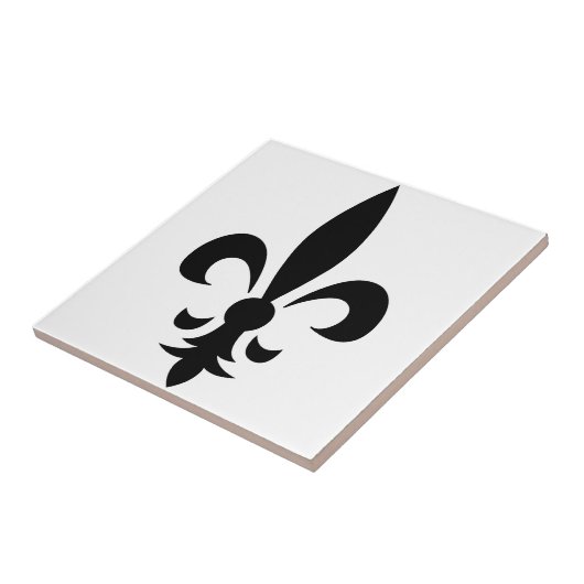 Fleur-de-Lis Tegeltje (Zijkant)