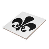Fleur-de-Lis Tegeltje (Zijkant)