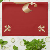 Fleur de lis theedoek (Gevouwen)