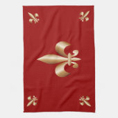 Fleur de lis theedoek (Verticaal)