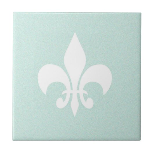 Fleur-de-Lis Tile Tegeltje (Voorkant)