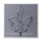 Fleur De Lis Traditionele Tile Tegeltje (Voorkant)