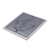 Fleur De Lis Traditionele Tile Tegeltje (Zijkant)