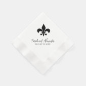 Fleur de Lis Trouwservetten Servet (Hoek)