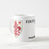 Fleur de lis uit Florence, Italië | Koffie-Mok Koffiemok (Voorkant links)