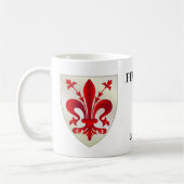 Fleur de lis uit Florence, Italië | Koffie-Mok Koffiemok (Links)
