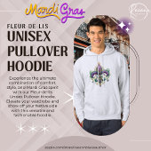 Fleur-de-lis Uniseks Pullover Hoodie