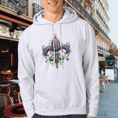 Fleur-de-lis Uniseks Pullover Hoodie