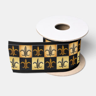 Fleur De Lis Vierkante Lint