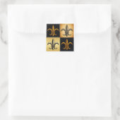 Fleur De Lis Vierkante Tegels Stickers (Tas)