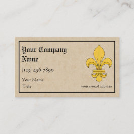 Fleur-de-lis Visitekaartje