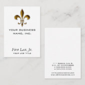 Fleur DE Lis Visitekaartje (Voorkant / Achterkant)