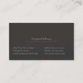 Fleur De Lis Visitekaartje (Achterkant)