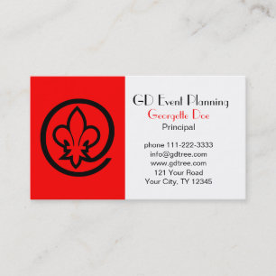 Fleur-de-lis Visitekaartje