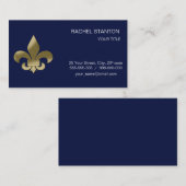 Fleur de Lis Visitekaartje (Voorkant / Achterkant)