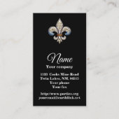 Fleur de Lis Visitekaartje (Voorkant)