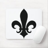 Fleur-de-Lis Vloer van de Lilly Muismat (Met muis)