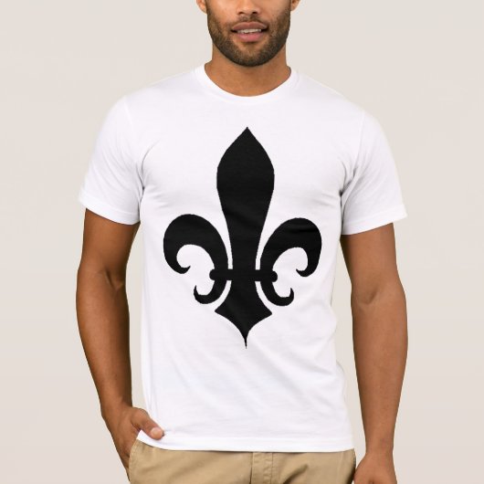 Fleur-de-Lis Vloer van de Lilly T-shirt (Voorkant)