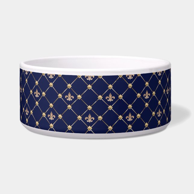 Fleur de Lis Voerbakje (Voorkant)