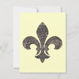 Fleur De Lis Water Meter Deksel
