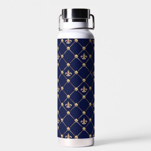 Fleur de Lis Waterfles (Achterkant)