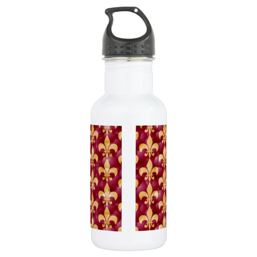 Fleur de lis waterfles  (Achterkant)