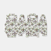 Fleur de Lis Waterverf Mardi Gras Vibes Bedankdoosjes (Uitgevouwen)