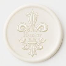 Fleur de Lis Wax Seals voor Tijdloze Bruiloft