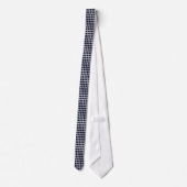 Fleur De Lis White Blue Stropdas (Achterkant)