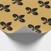 Fleur De Lis Wrapping Paper Cadeaupapier (Hoek)