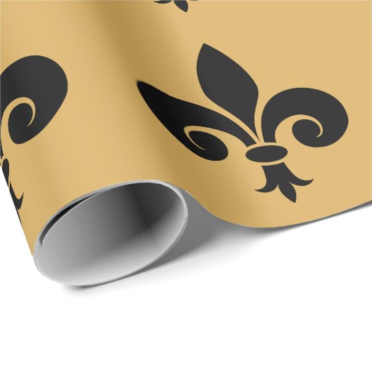 Fleur De Lis Wrapping Paper Cadeaupapier (Rol Hoek)