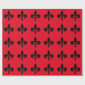 Fleur De Lis Wrapping Paper Cadeaupapier (Vlak)
