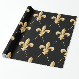 Fleur De Lis Wrapping Paper Cadeaupapier